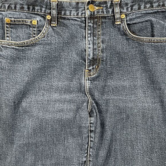 LRL Ralph Lauren Blue Denim Bootcut Jeans Mid Rise Classic Fit Size 12 - Picture 4 of 9